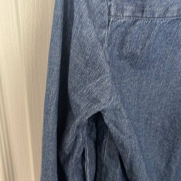 J Crew Denim Ruffleneck classic-fit boy shirt in chambray Size Xxs - Picture 8 of 11